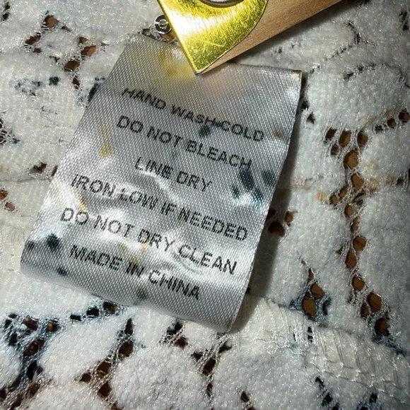 Leopard Lace Jacket Artsy Hippie Boho XL Sequins Animal Print Blazer Origami - Picture 7 of 16